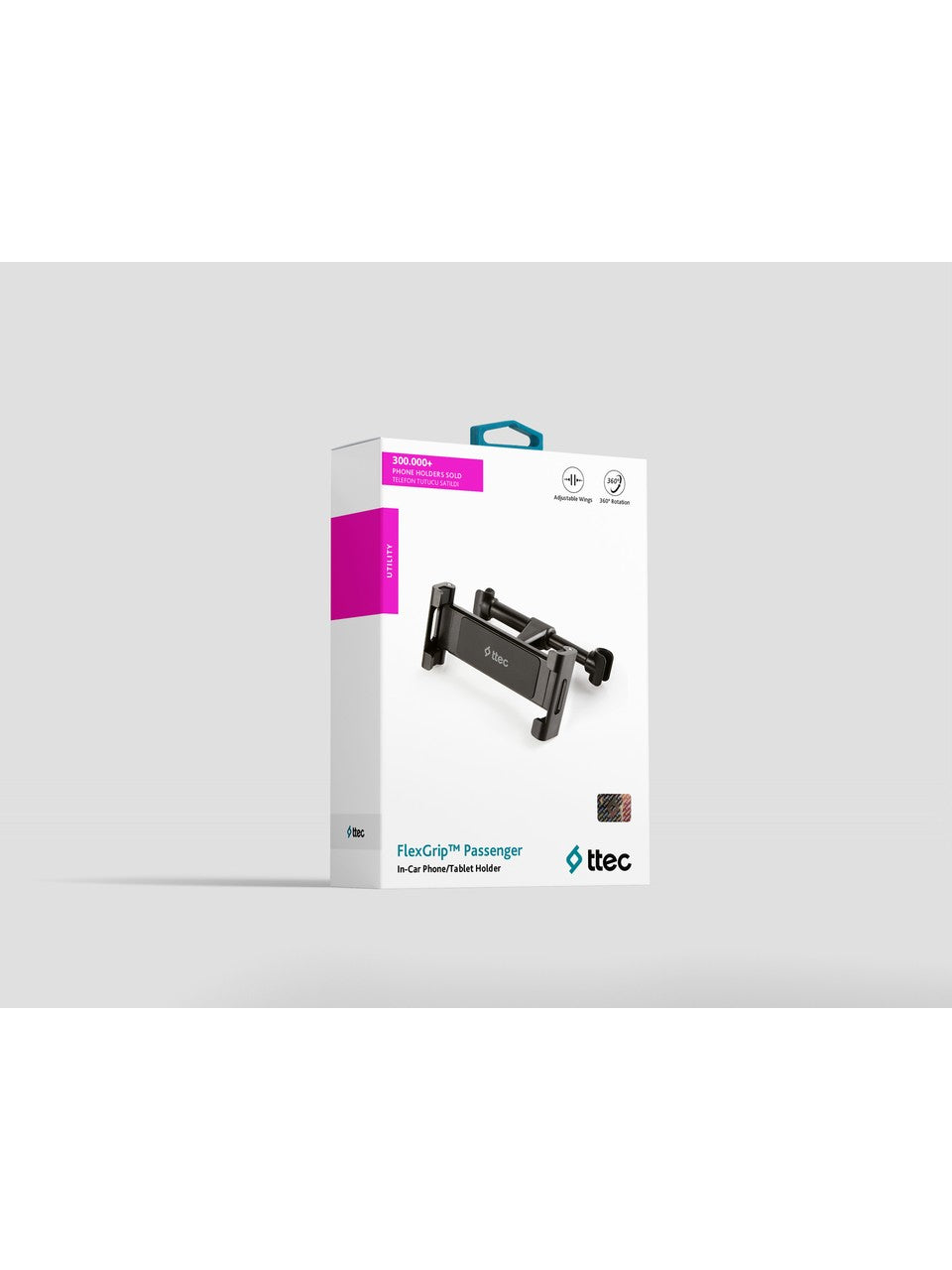 TTEC Flexgrip Passenger Koltuk Arkası Araç Telefon ve Tablet Tutucu 2TT15