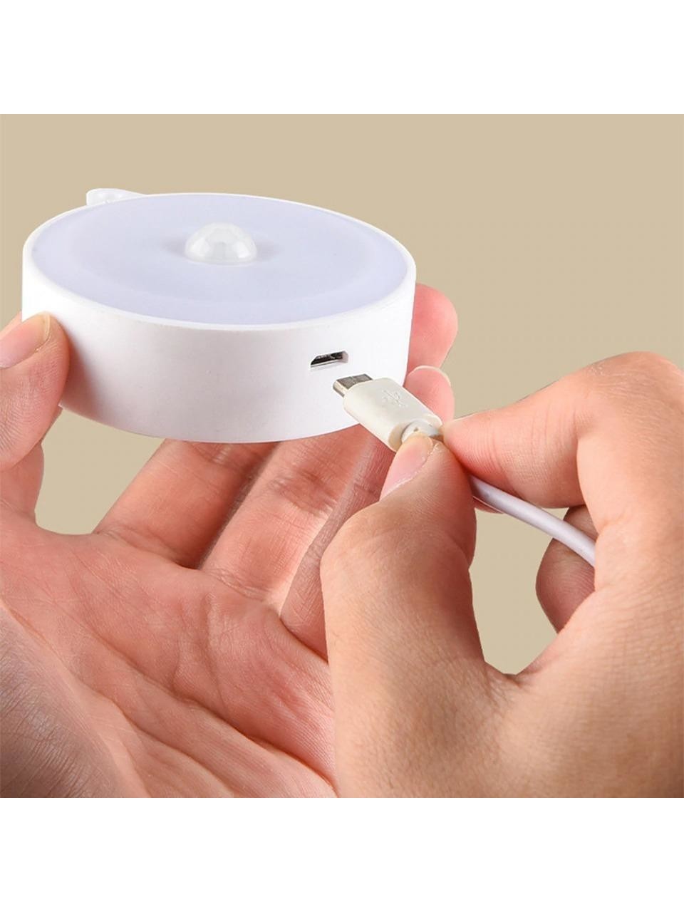 USB Şarjlı Pır Hareket Sensörlü Gece Lambası