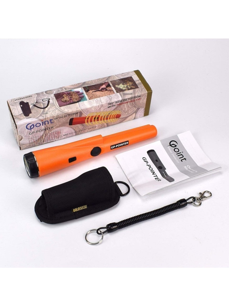 Gp Pointer Pinpointer Altın Metal Dedektörü Hazine Avcısı + Taşıma Çantası+Pil