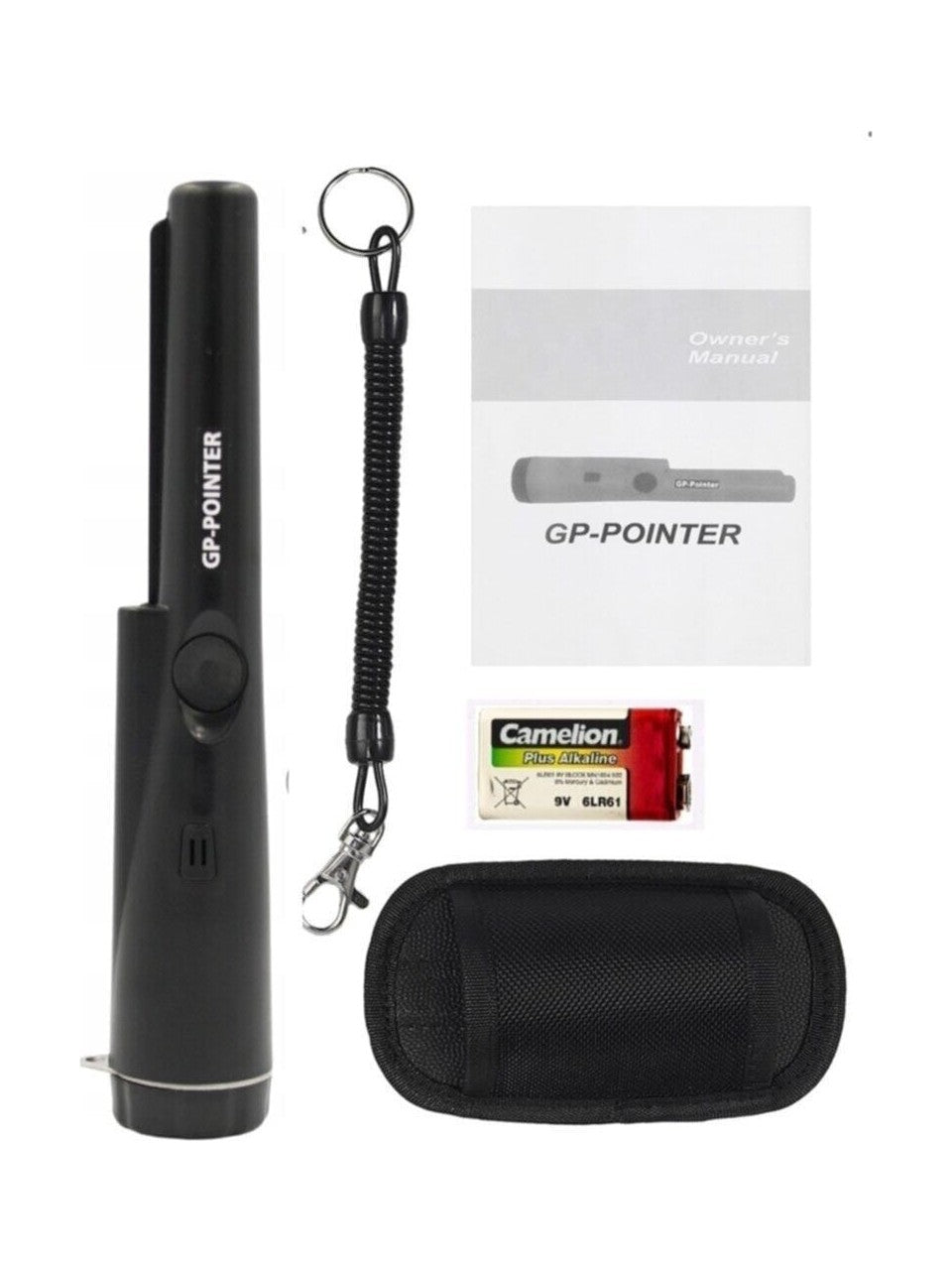 Gp Pointer Pinpointer Altın Metal Dedektörü Hazine Avcısı + Taşıma Çantası+Pil