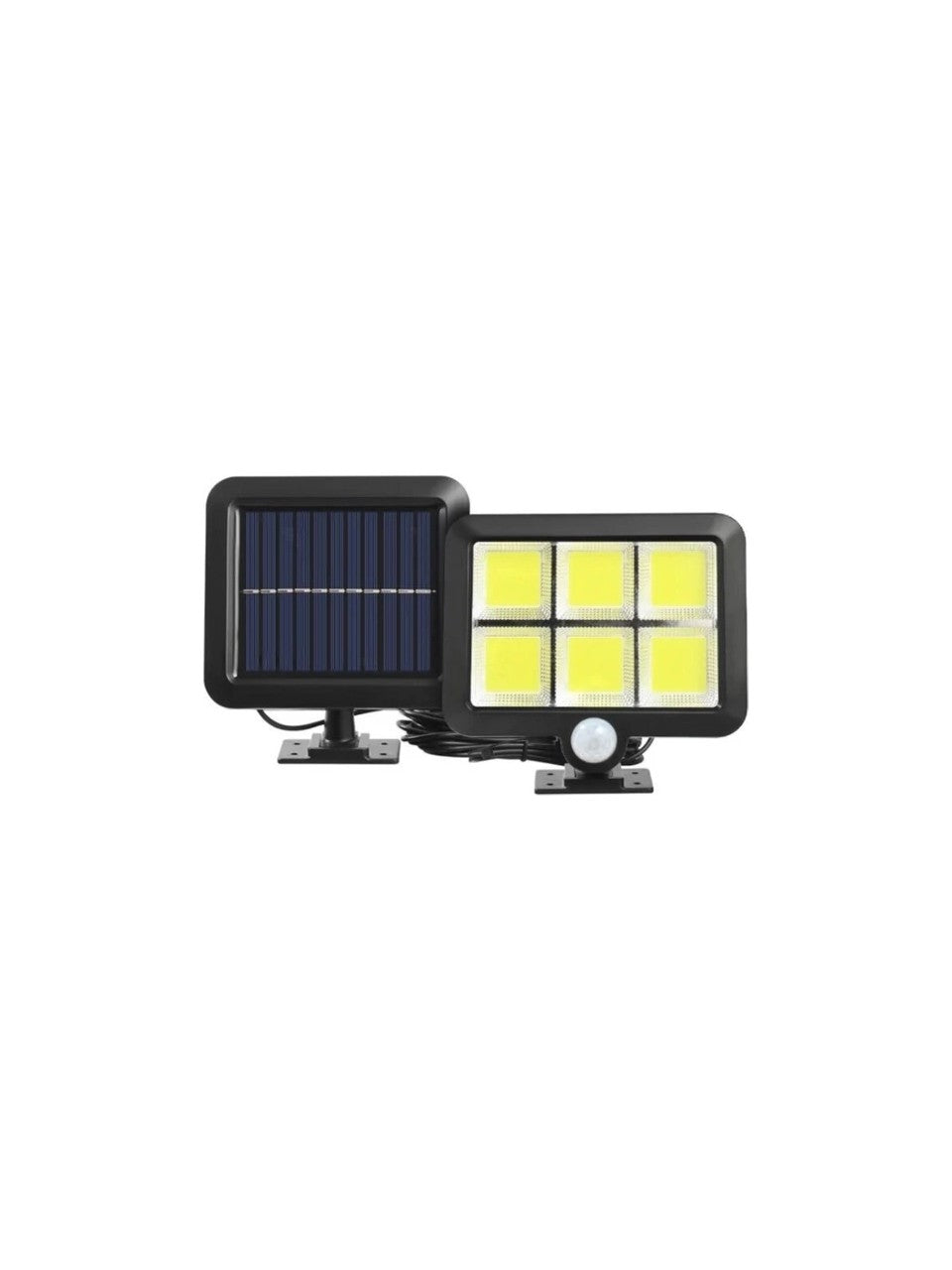 120 Cob LED Solar Panel Güneş Enerjili 3 Mod Duvar Lambası Bahçe