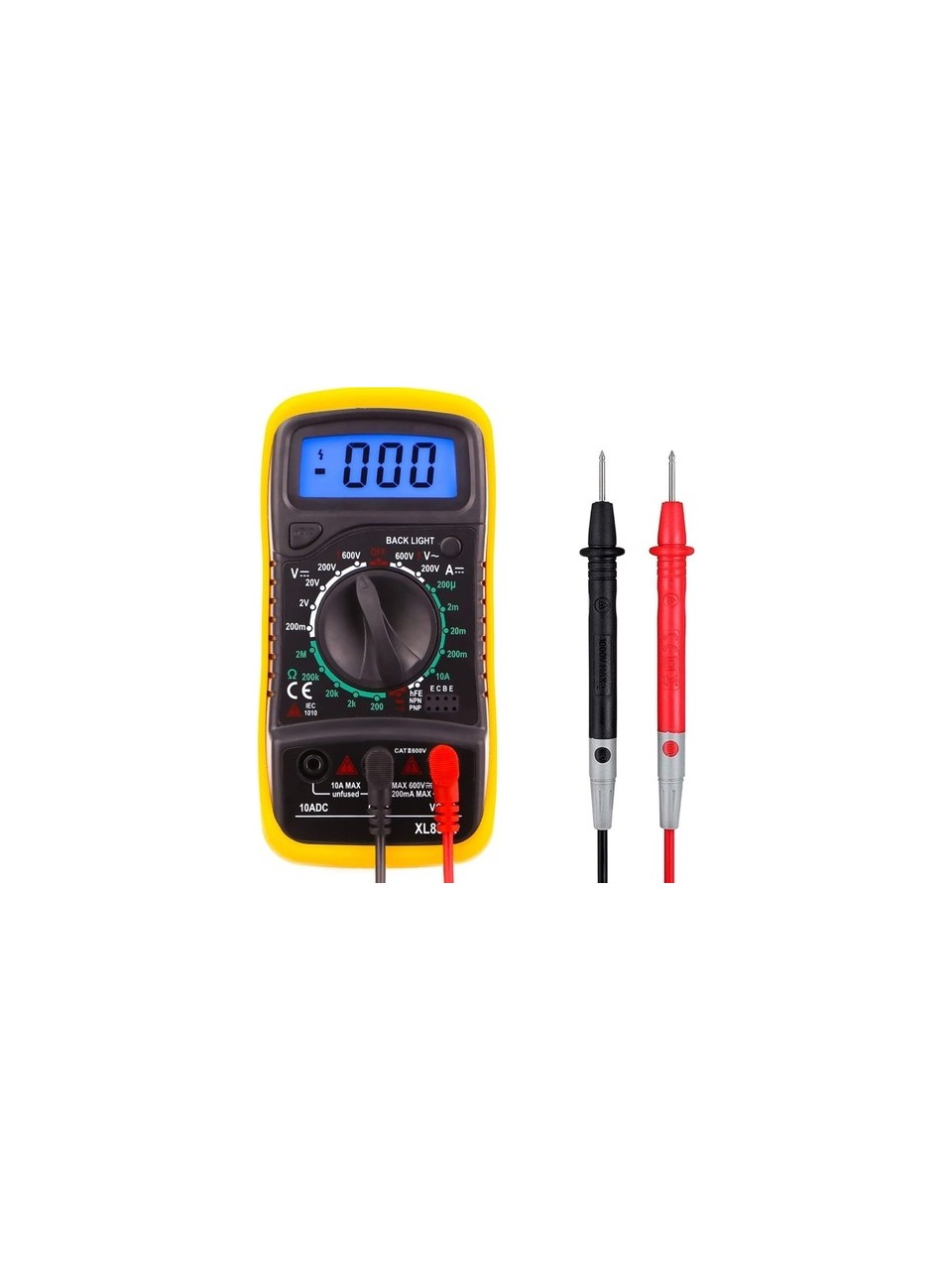 XL830L Dijital Multimetre LED Ekranlı Avometre Mini Ölçü Aleti