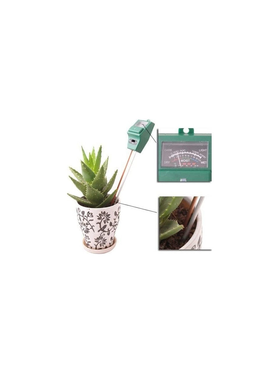 Toprak Nem Ölçer - Ph Ölçer - Işık Ölçer Ph Metre Verimlilik