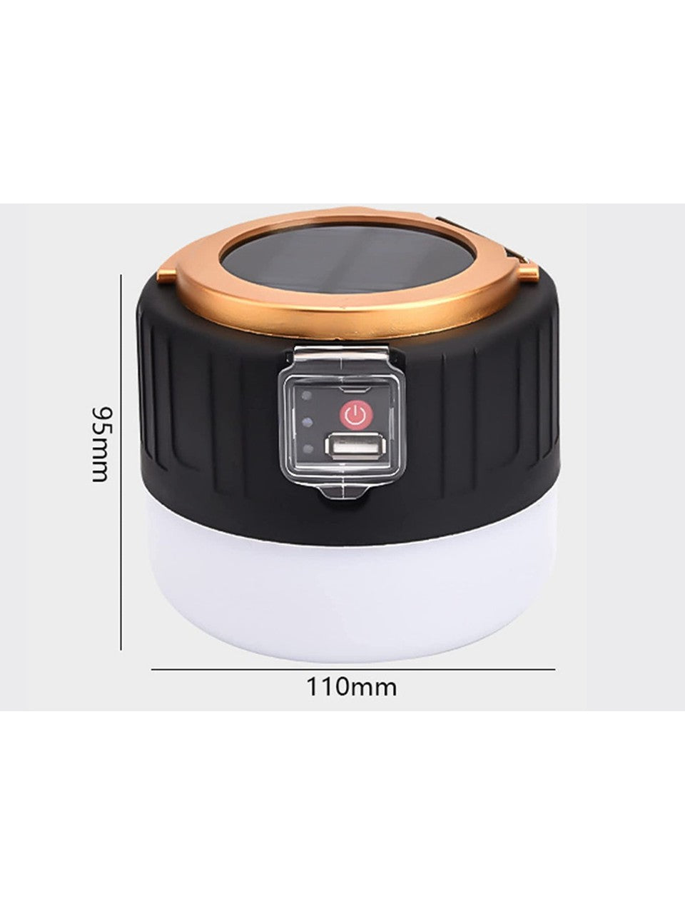 G-300W Kamp Lambası Solar Güneş Enerjili Ampül 26SMD LED Şarjlı El Feneri Powerbank 4mod