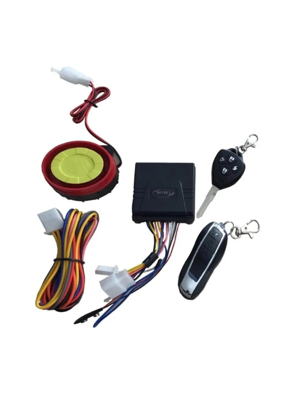 Motosiklet Alarm ve Çalıştırma Seti Motosiklet Uzaktan Kumanda Alarm Sistemi -Pil Destekli-Alarmseti