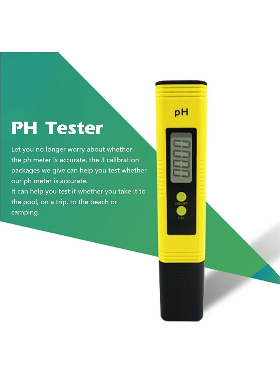 Dijital Ph-02 Ölçer Su Kalitesi Test Cihazı - Sarı