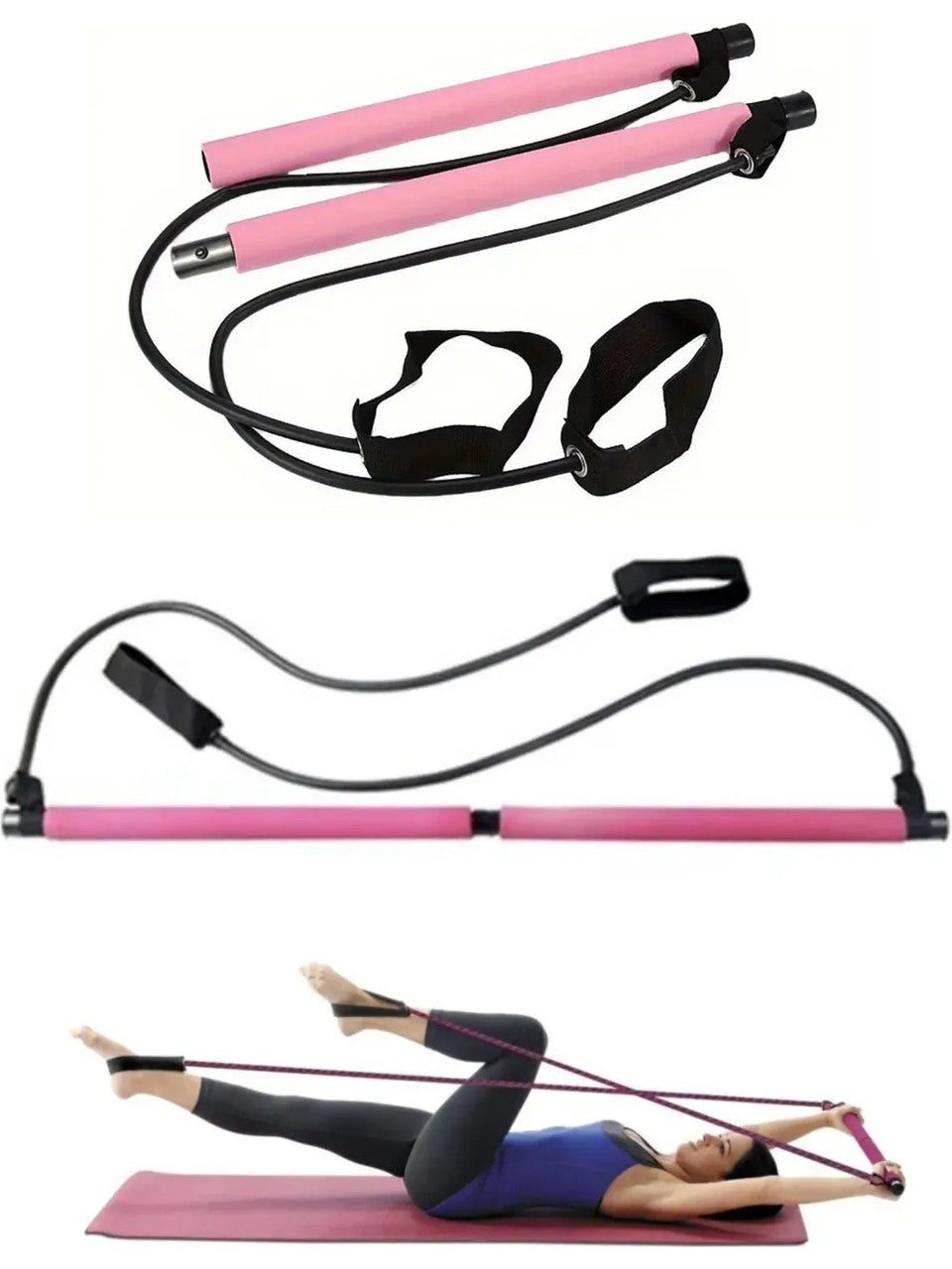 Squat Pilates Jimnastik Egzersiz Çubuğu Portable Studio Squat Barı