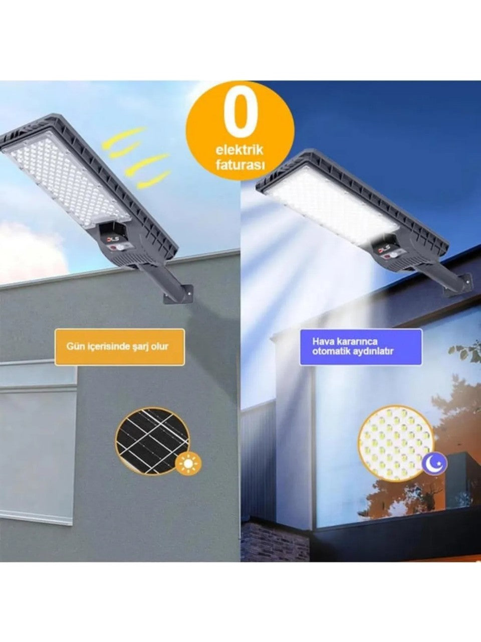 400 Güneş Enerjili Solar Bahçe Çevre Lambası