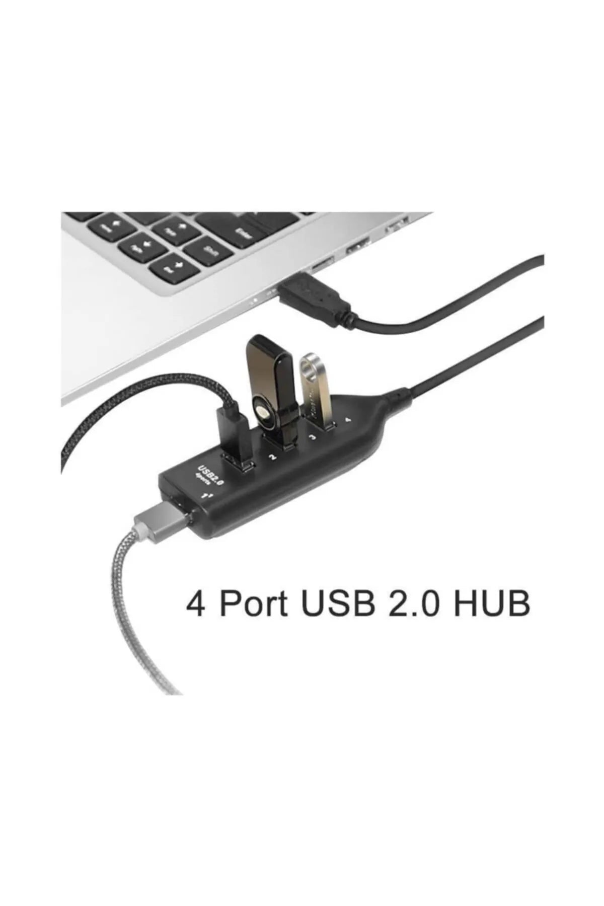 4 Port USB Çoğaltıcı Çoklayıcı Hub USB 2.0 Çoklama Pc Laptop