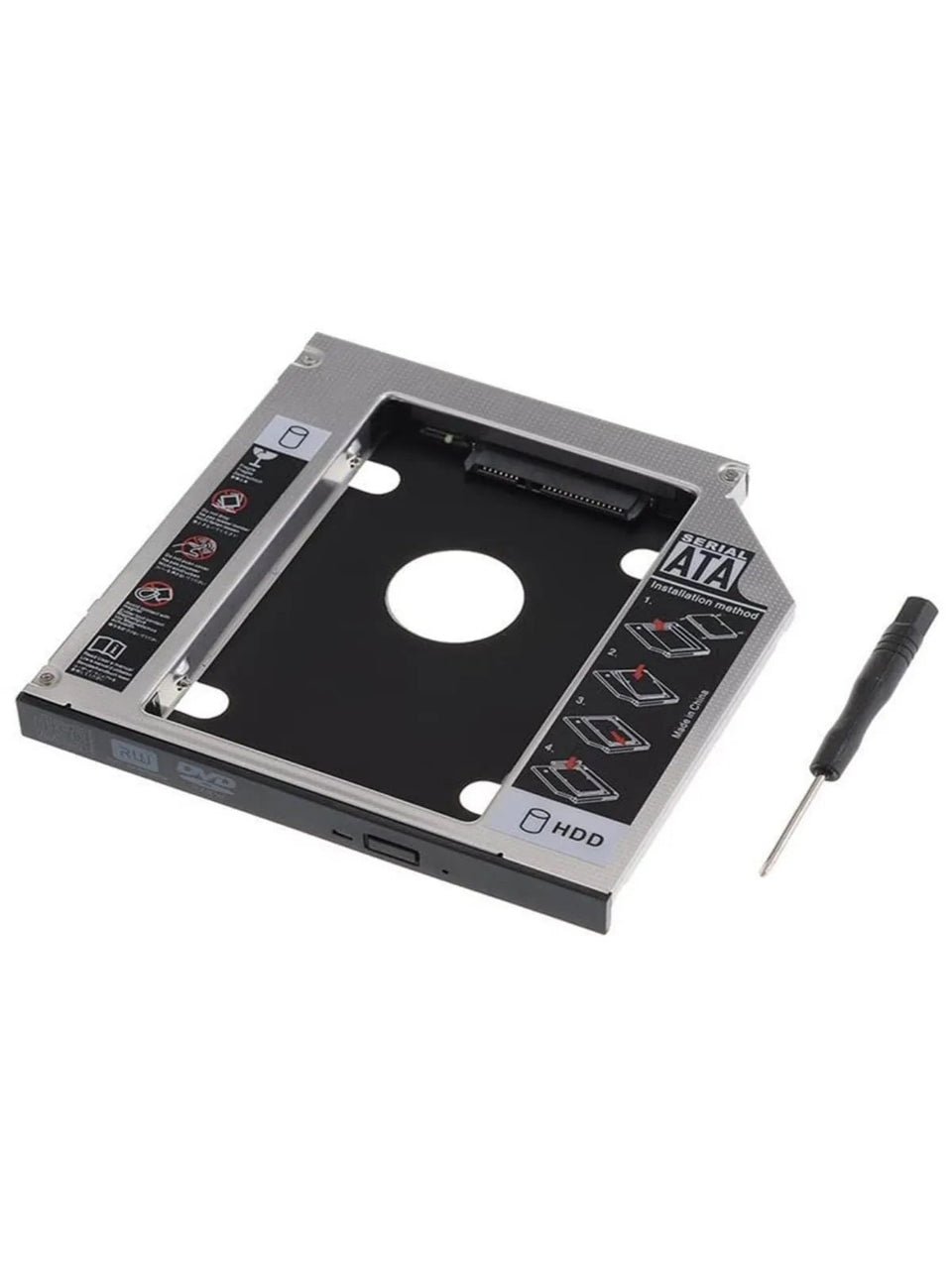 DVD Yuvasına Takılan SSD HDD Kutusu 12.7mm HDD Caddy Kızak