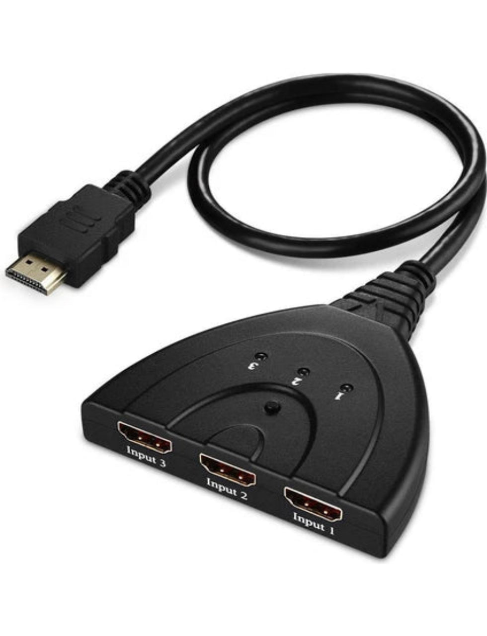 3 Port Kablolu HDMI 4K Destekli Switch Çoklayıcı Çoğaltıcı Splitter 3 Giriş 1 Çıkış