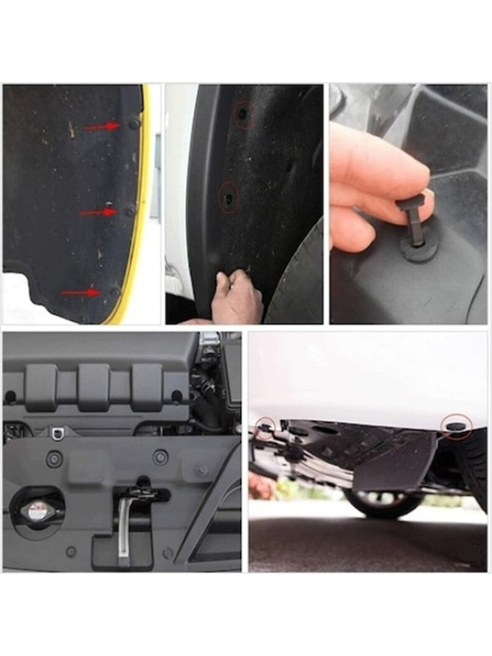 630 Adet Trim Klip Paneli Raptiye Seti Araba Bağlantı Elemanları Kapı Pervaz Döşeme Tamponları