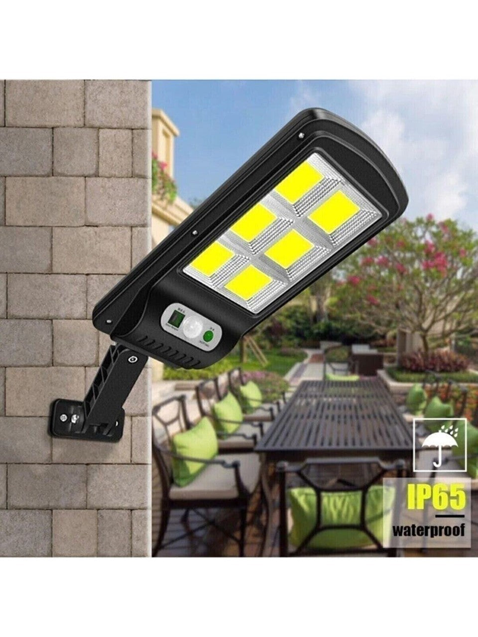 Solar Güneş Enerjili LED Bahçe Aydınlatması 3 Modlu Hareket Sensörlü Duvar Lambası 122SOLARLED